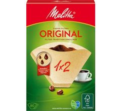 Melitta Filtertüten 1x2 naturbraun