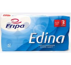 Fripa Papierfrabrik Albert Friedrich KG Fripa Toilettenpaper Edina 3-lagig 